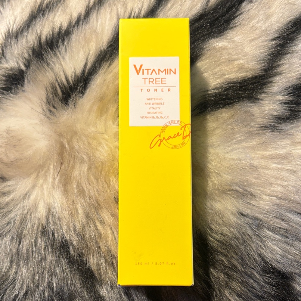 Grace Vitamin Tree Toner in Bright Yellow Box 5.7oz